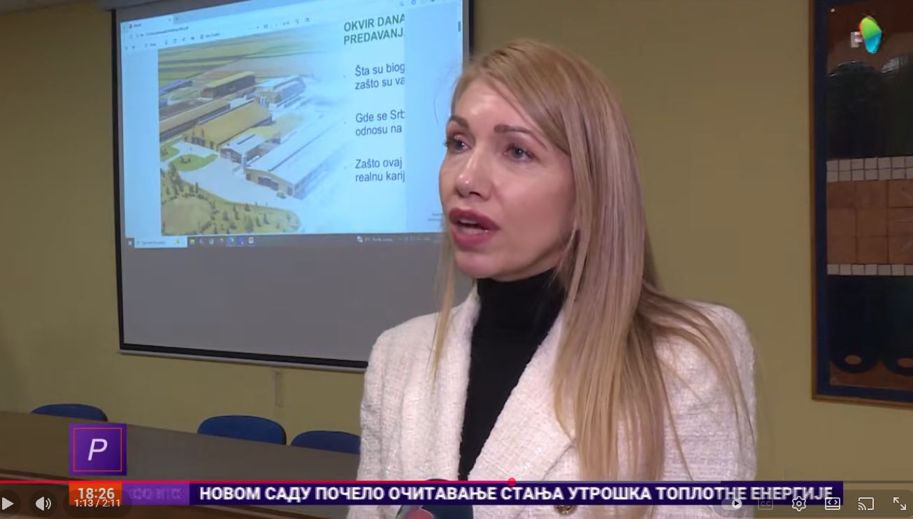 Прилог о одржаном предавању у емисији „Разгледнице“ РТВ Војводине