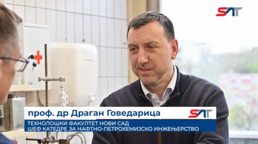Проф. др Драган Говедарица, шеф Катедре за нафтно-петрохемијско инжењерство, учествовао је као гост у емисији САТ