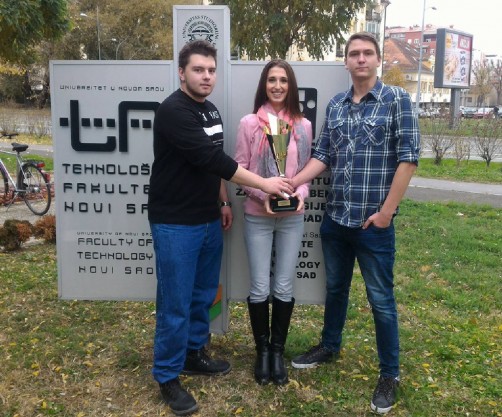 Студенти Технолошког факултета Нови Сад освојили злато на Еуроијади 2017.