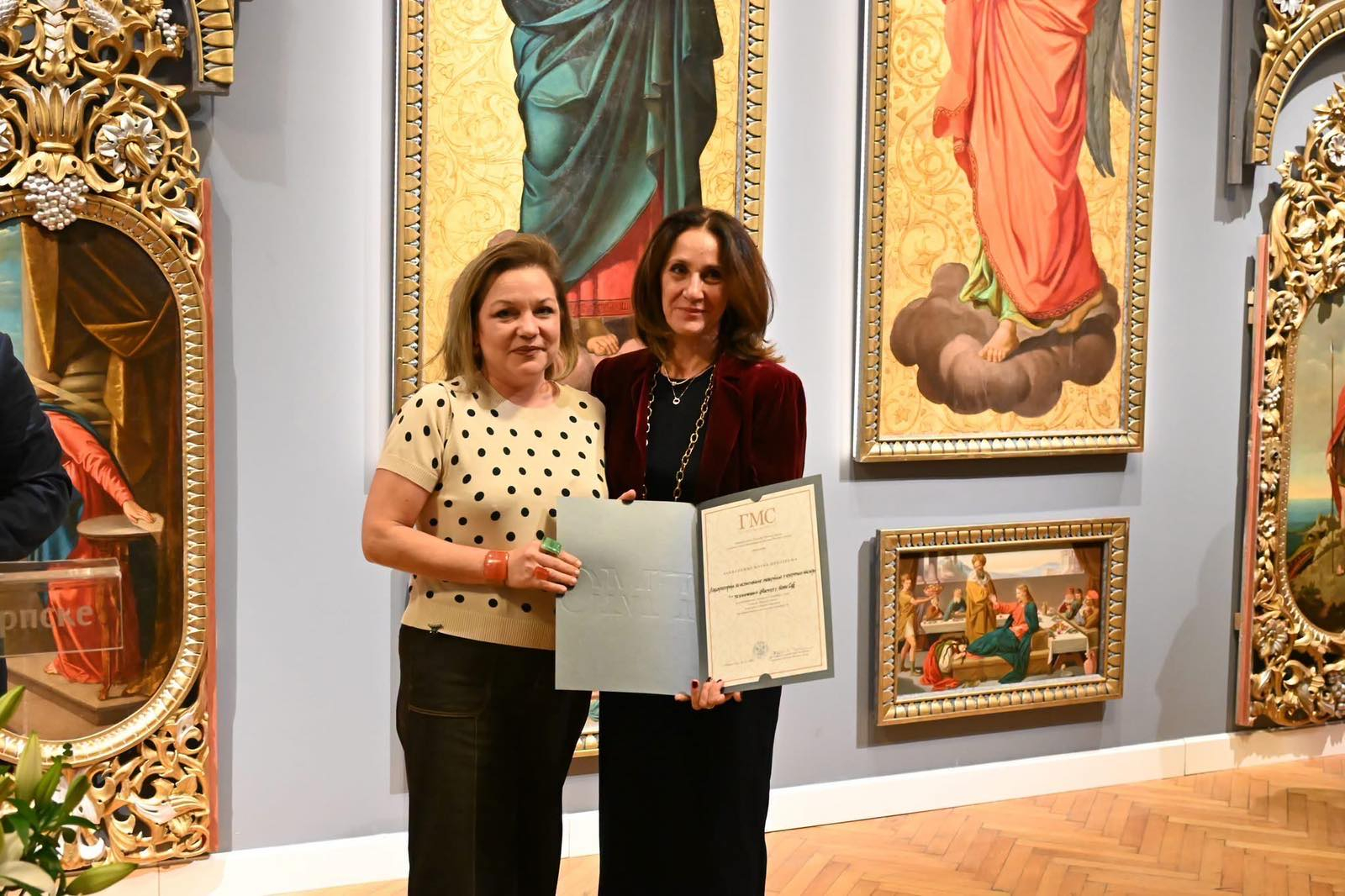 Лабораторији Технолошког факултета додељена Захвалница Галерије Матице српске
