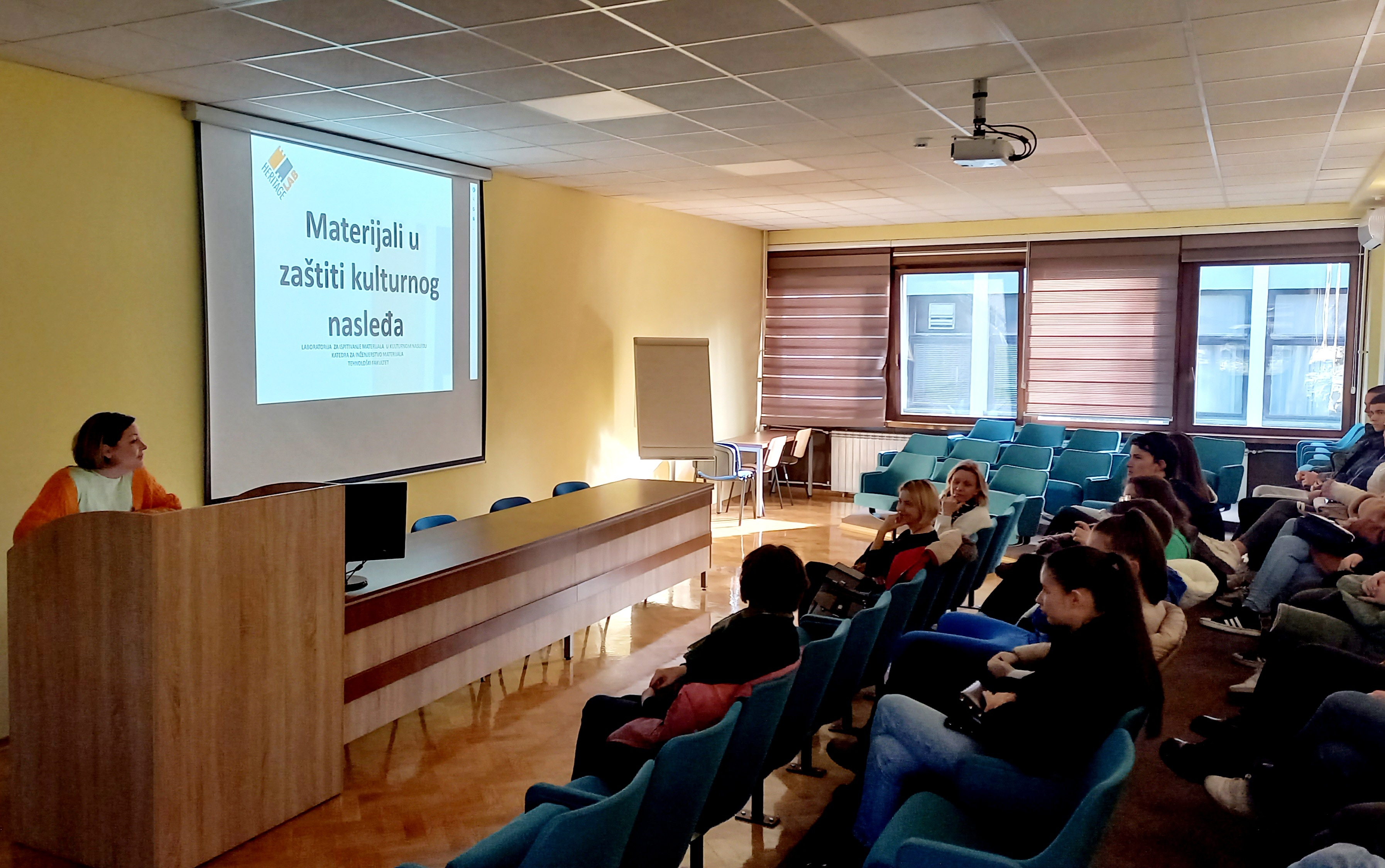 Предавања проф. Снежане Вучетић ученицима Техничке школе